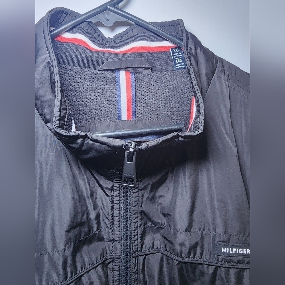 Tommy Hilfiger bomber jacket water resistant, wind resistant size XXL, black - Picture 5 of 8